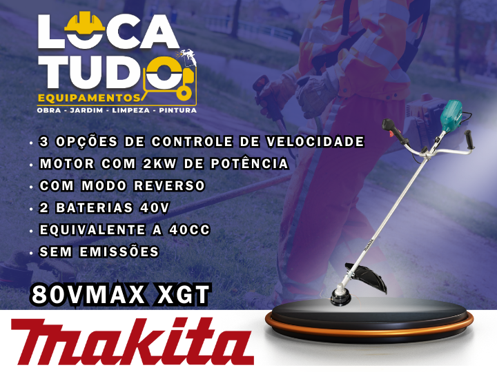 Potencialize Seus Projetos com a Roçadeira Makita 80VMAX XGT